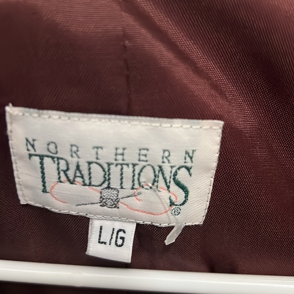 Vintage Northern Tradition Floral Tapestry Vest Waistcoat Size Large - Picture 3 of 12